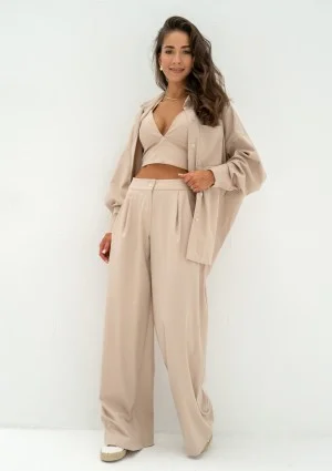 Tammy - Beige trousers