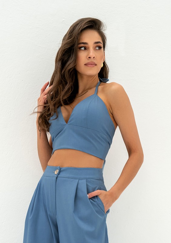 Ivy - Dark jeans blue top