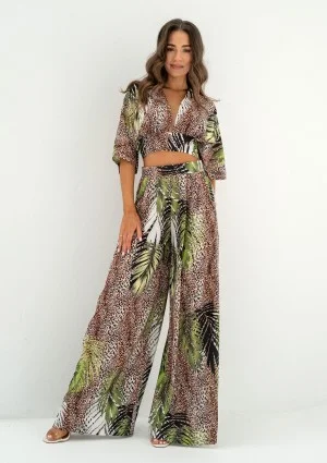 Pallazo - Summer loose leopard printed pants