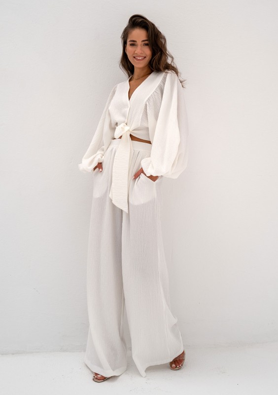 Rosse - Summer loose white pants