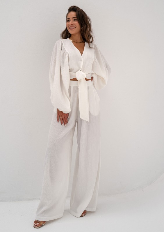 Rosse - Summer loose white pants