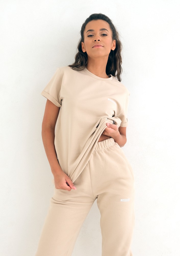 Bane - Sand beige T-shirt