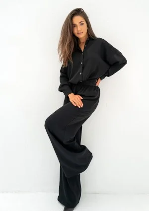 Mori - Loose black trousers