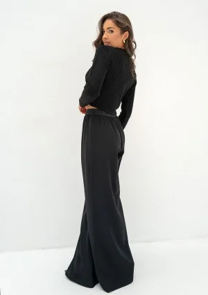 Mori - Loose black trousers