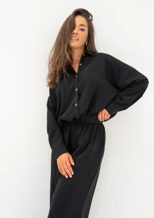 Mori - Koszula damska oversize Black