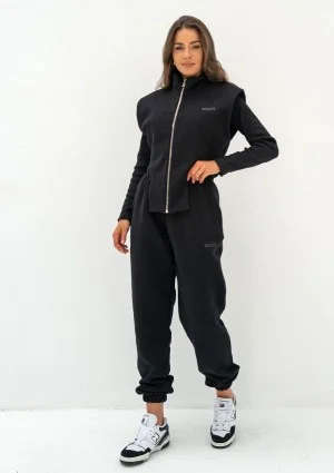 Kolee - Black sweatpants with a logo