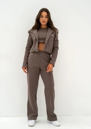 Osho - Savannah tan brown sweatpants