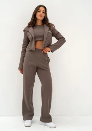 Osho - Savannah tan brown sweatpants