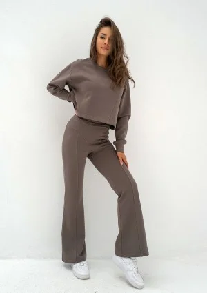 Alani - Savannah tan brown sweatpants