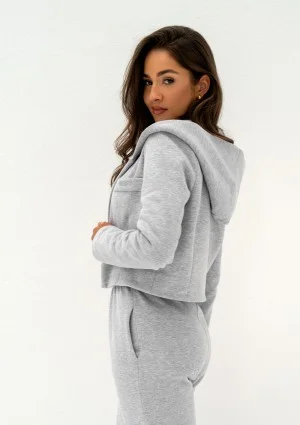 Osho - Short grey melange suit