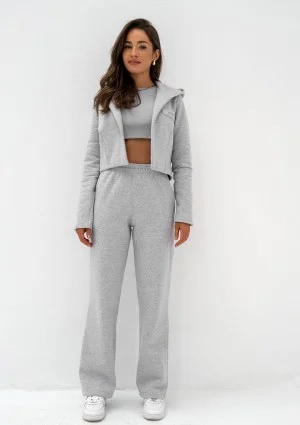 Osho - Short grey melange suit