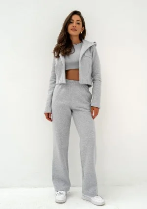 Osho - Short grey melange suit