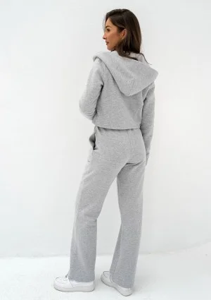 Osho - Short grey melange suit