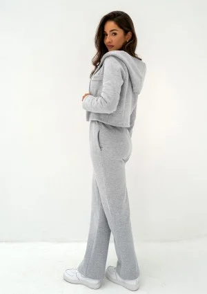 Osho - Short grey melange suit