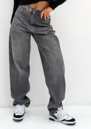 Cuff - Black baggy jeans