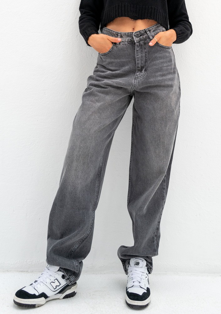 Cuff - Black baggy jeans
