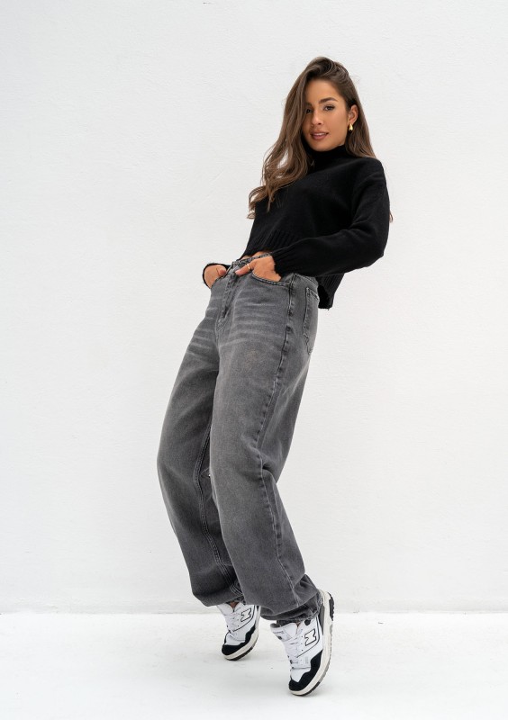 Cuff - Szerokie jeansy damskie baggy