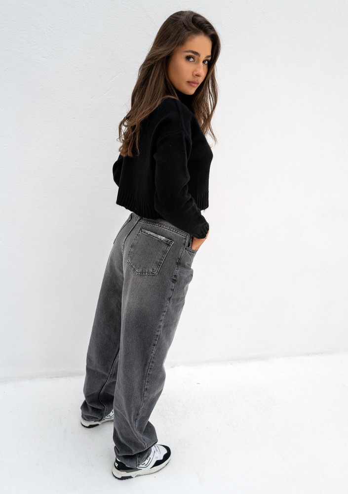 Cuff - Szerokie jeansy damskie baggy