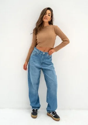 Cuff - Blue baggy jeans