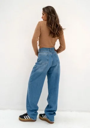 Cuff - Blue baggy jeans