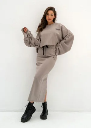 Shire - Bluza oversize Taupe