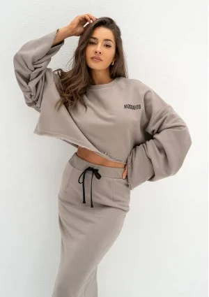 Shire - Taupe oversized sweatshirt