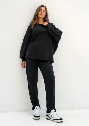 Lumi - Black oversized sweatshirt