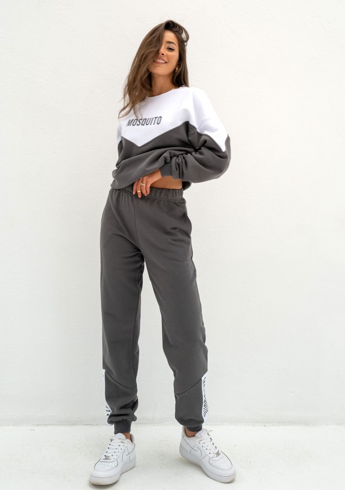 Zone - Bluza z logiem Dark stone