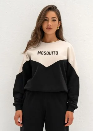 Zone - Dicolor black sweatshirt