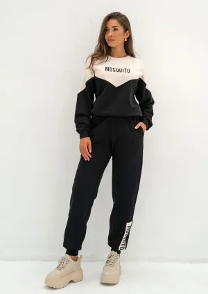 Zone - Dicolor black sweatshirt