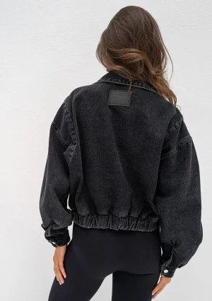 Sari - Black short denim jacket