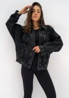 Mavi - Black oversize denim jacket