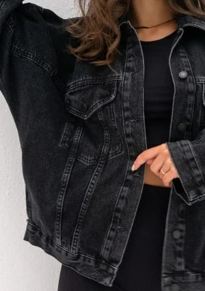 Mavi - Black oversize denim jacket