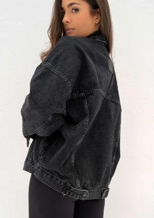 Mavi - Black oversize denim jacket