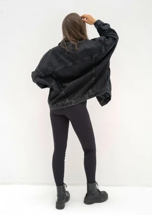 Mavi - Black oversize denim jacket