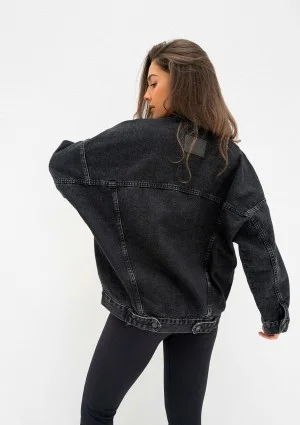 Mavi - Black oversize denim jacket