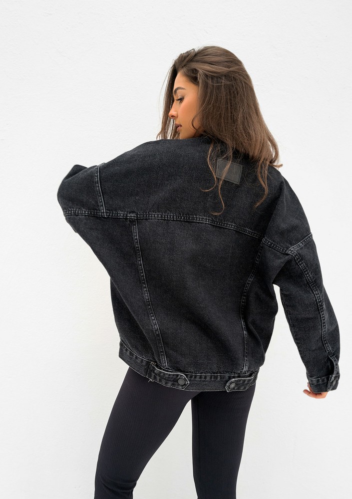 Mavi - Black oversize denim jacket