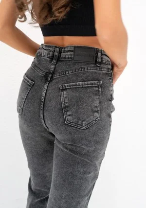 Mosh - Jeansy damskie slim Black