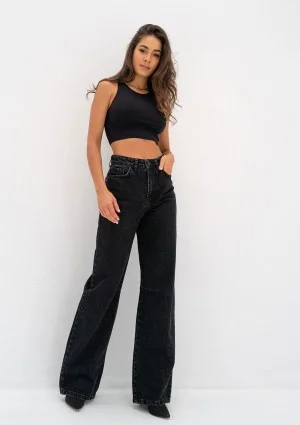 Rock - Black wide jeans