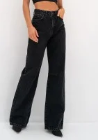 Rock - Black wide jeans