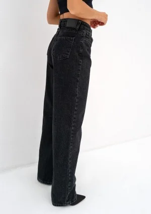 Rock - Black wide jeans