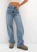 Rock - Light blue wide jeans