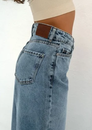 Rock - Light blue wide jeans