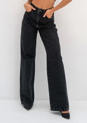 Rock - Black wide jeans