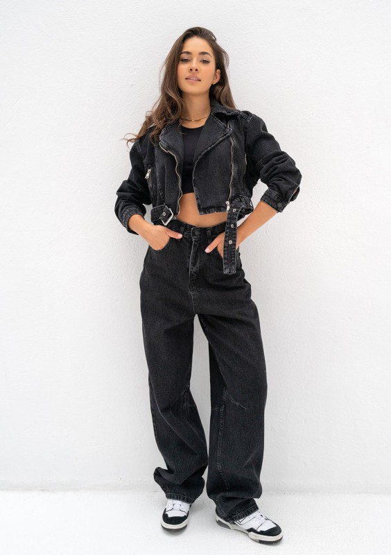 Yeah - Black straight jeans