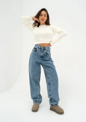 Yeah - Light blue wide jeans