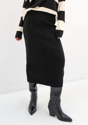 Mishy - Black midi skirt