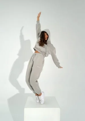 Calm - Gray sweatpants with strings