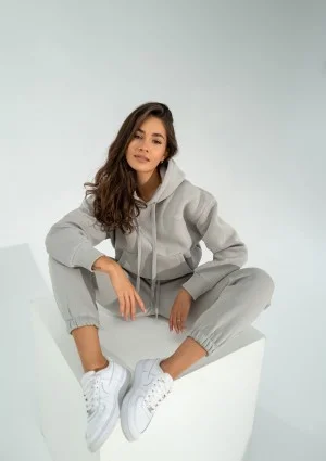 Calm - Gray sweatpants with strings