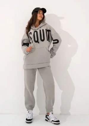 Champ - Gray oversize hoodie with strings